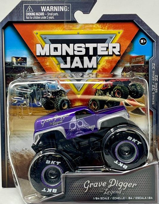 Monster Jam Grave Digger  The Legend Series 32 Purple 1:64 Alternate Dimensions