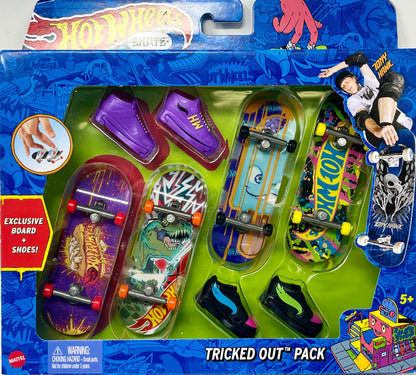 Hot Wheels Tony Hawk Tricked out Pack Finger Skating Skateboard