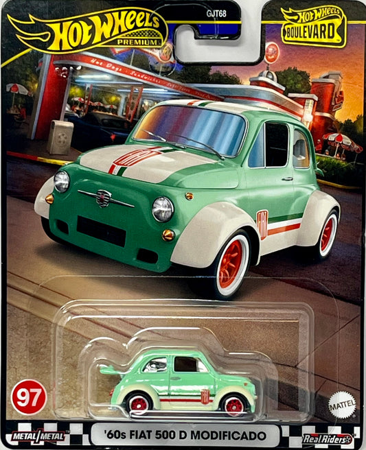 Hot Wheels Boulevard Series #97 '60s Fiat 500 D Modificado