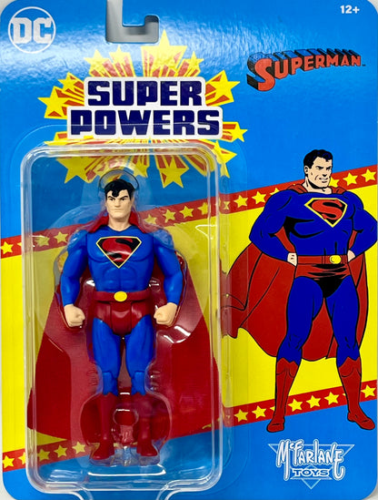 McFarlane DC Super Powers SUPERMAN Fleischer Suit  Figure #38 Wave 8