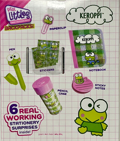 Real Littles Hello Kitty KEROPPI Mini Backpack 6 Stationary Surprises