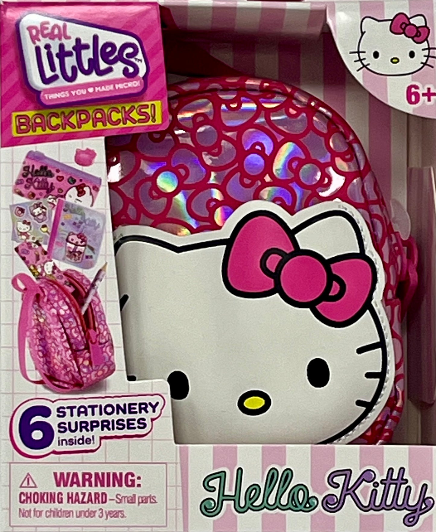 Real Littles Hello Kitty & Friends Mini Backpack 6 Stationary Surprises