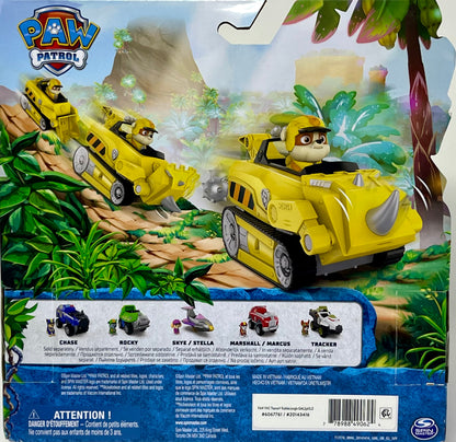 Paw Patrol Rubble's Rhino Vehicle Jungle Pups Nickelodeon