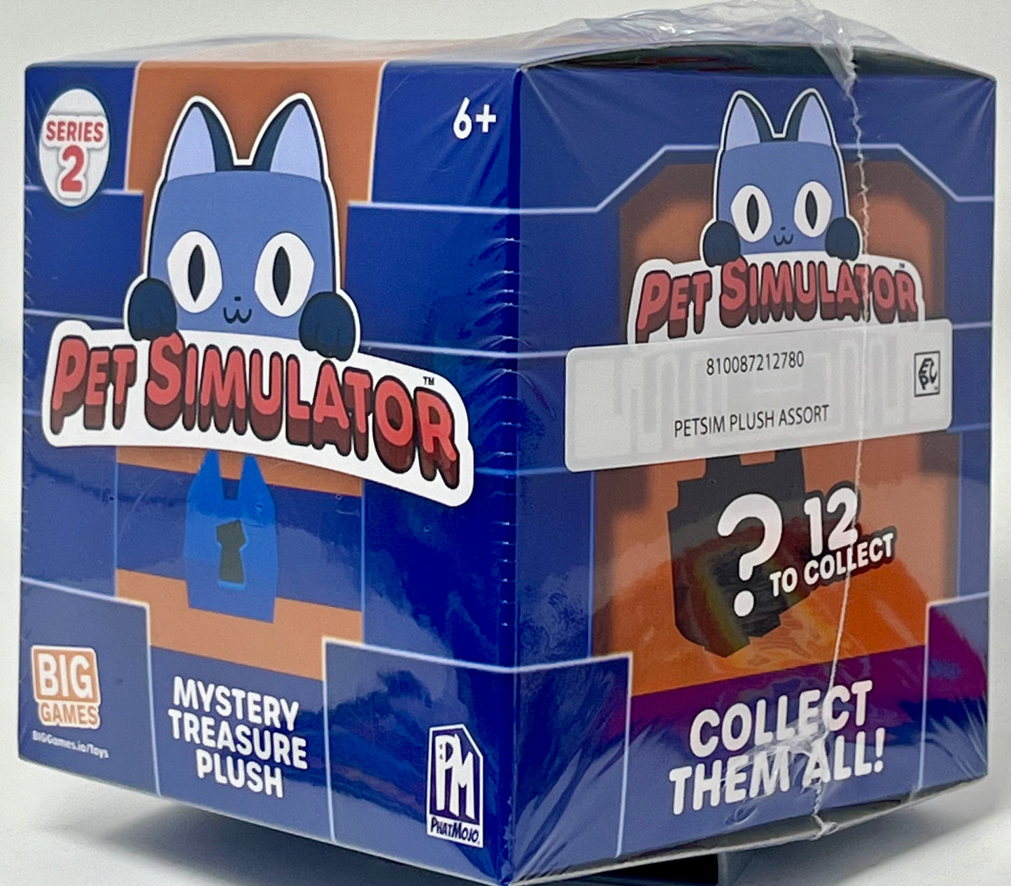 Pet Simulator X Series 2 Mystery Treasure Plush with Epic DLC Code Big Games