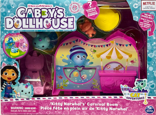 Gabby's Dollhouse Kitty Narwhal's Carnival Room