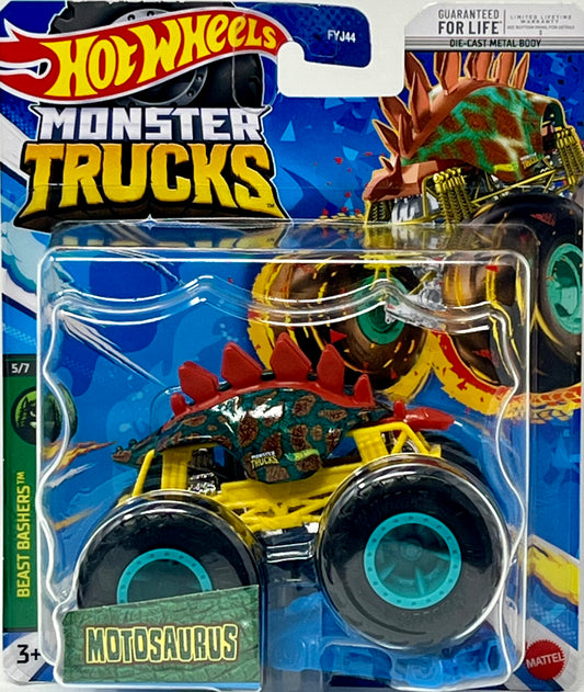 Hot Wheels Monster Trucks Motosaurus Beast Bashers