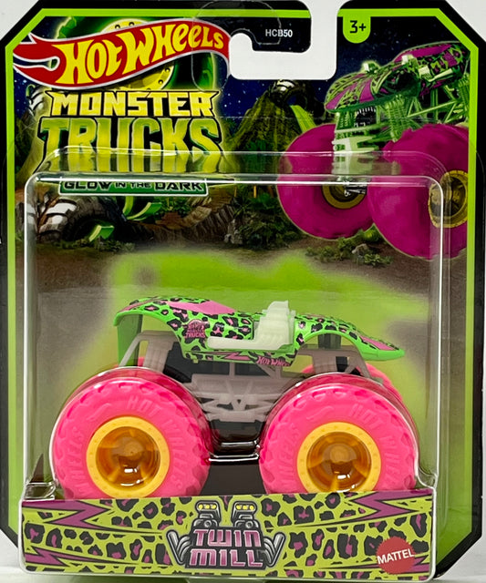 Hot Wheels Monster Truck Twin Mill 1:64 Glow in the Dark