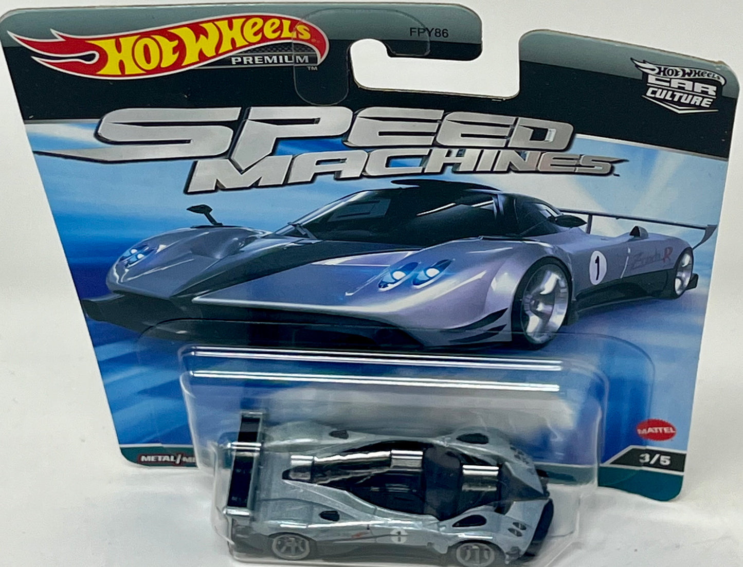 Hot Wheels Premium Car Culture Speed Machines PAGANI ZONDA R