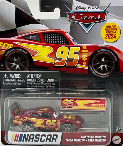 Disney Pixar Cars NASCAR  Lightning McQueen Rust-eze #95