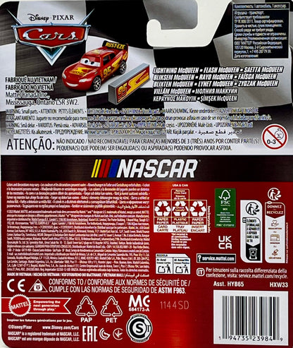 Disney Pixar Cars NASCAR  Lightning McQueen Rust-eze #95