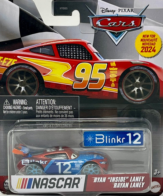 Disney Pixar Cars NASCAR Ryan “Inside” Laney Blinkr #12 Diecast