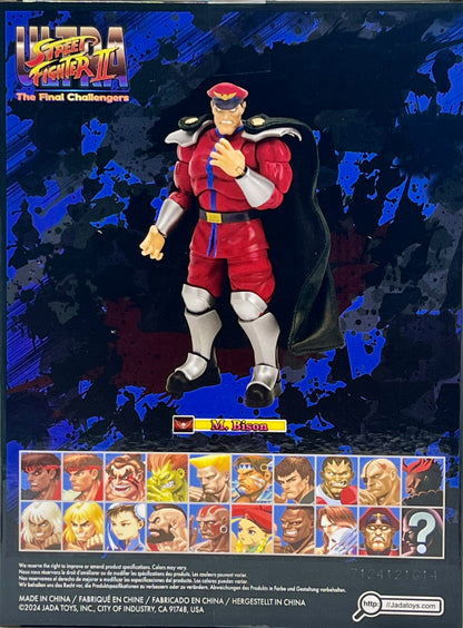 Jada Toys Street Fighter "M. Bison" w/ Accessories 6" Action Figure