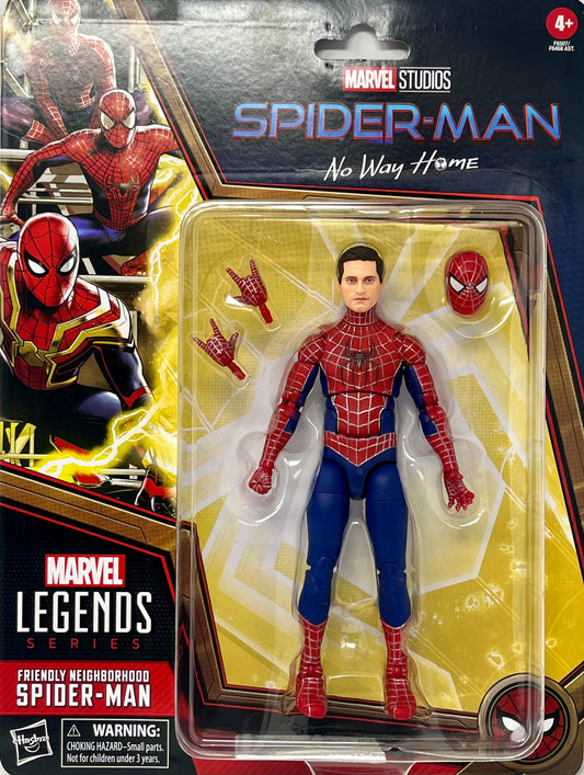 Marvel Legends Series Friendly Neighborhood Spider-Man, Spider-Man: No Way Home Collectible 6 Inch Action Figures, Ages 4 and Up