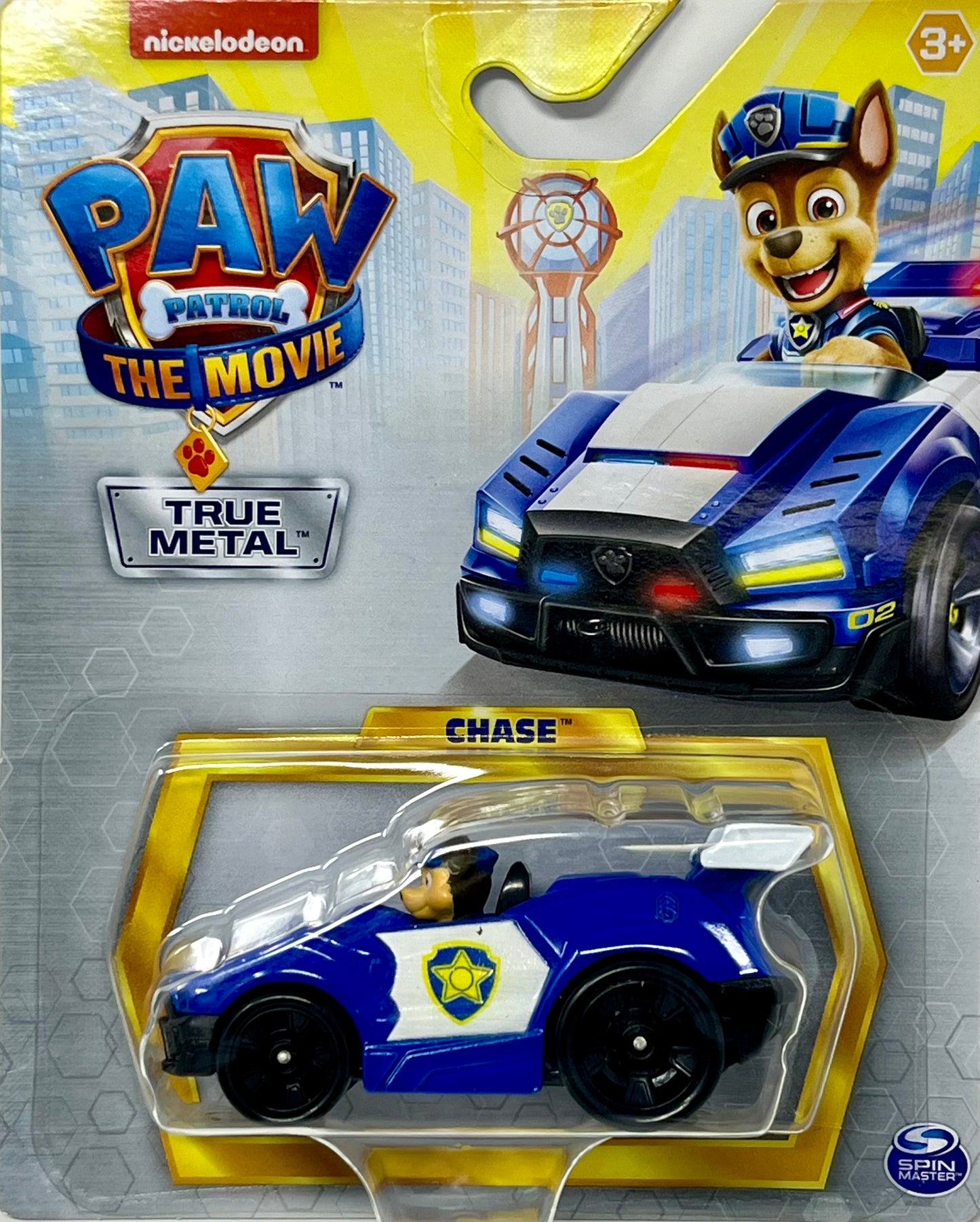 Paw Patrol The Movie True Metal Die-Cast Vehicle 1:55 Scale - Chase