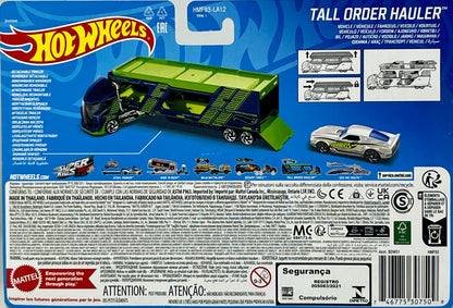 Hot Wheels Super Rigs Tall Order Hauler Green and Gray