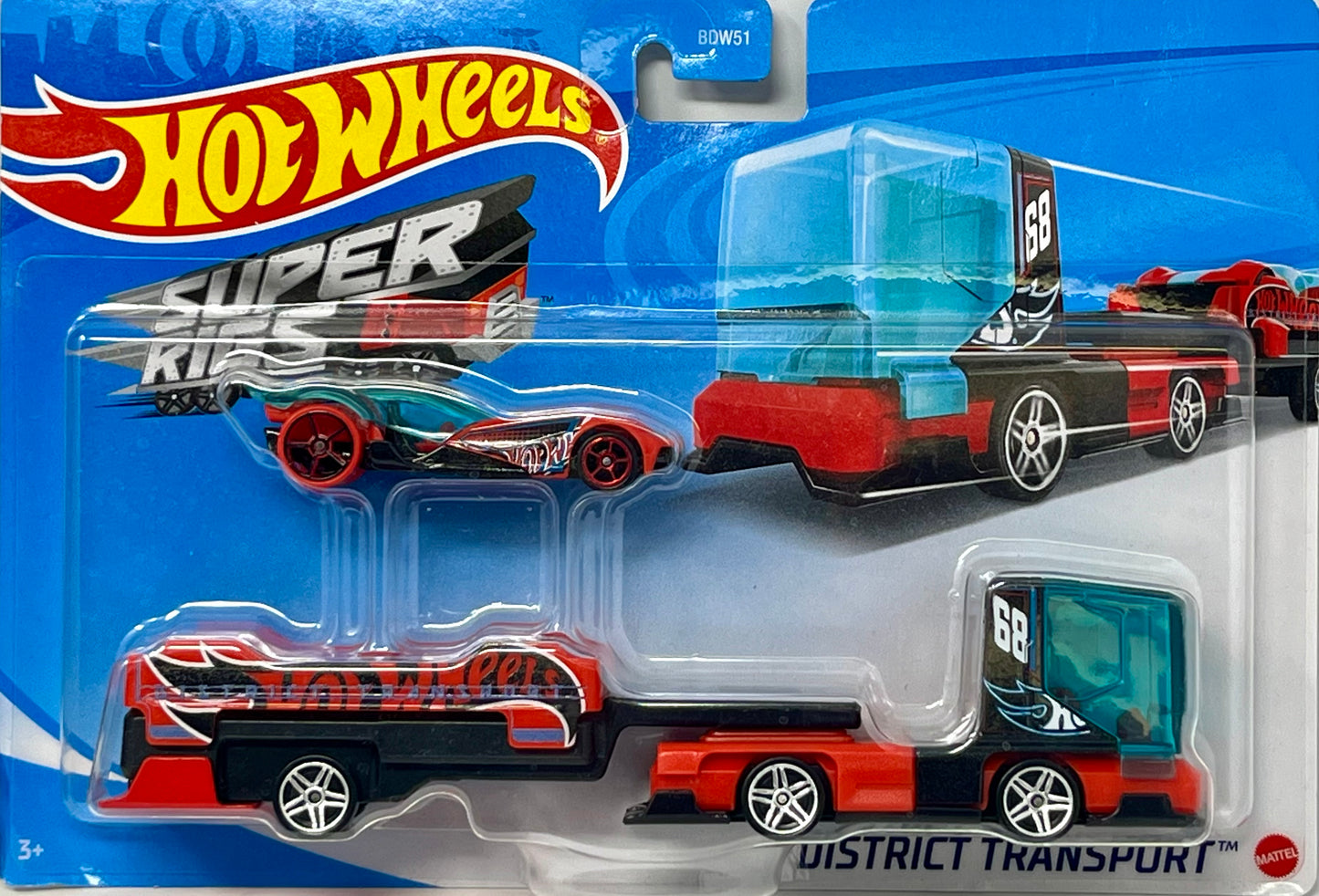 Hot Wheels Super Rigs District Transport