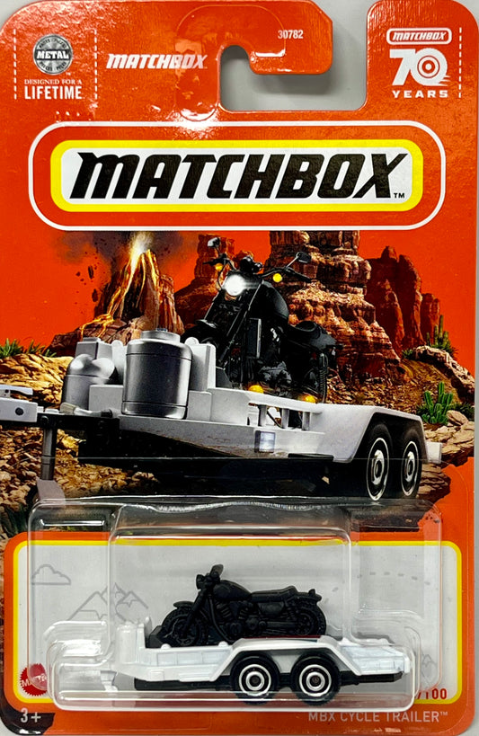 Matchbox MBX Cycle Trailer Regular Style 70 Years Series 63/100