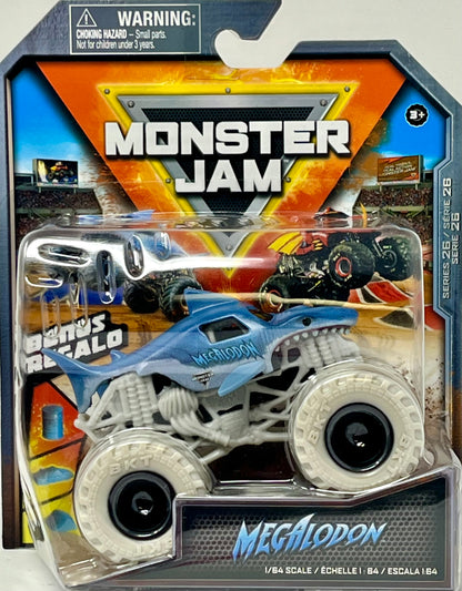 Monster Jam Megalodon Truck Series 26 1/64 Scale Bone Yard Trucks