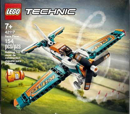 LEGO Technic Race Plane 42117 Toy to Jet Aeroplane 2 in 1 Stunt Model Building Set for Kids, Boys and Girls 7 Plus Years Old, Gift Idea