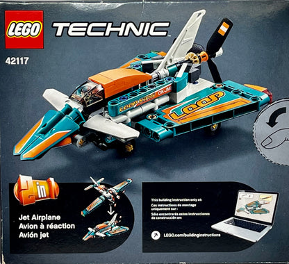 LEGO Technic Race Plane 42117 Toy to Jet Aeroplane 2 in 1 Stunt Model Building Set for Kids, Boys and Girls 7 Plus Years Old, Gift Idea