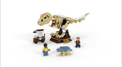 LEGO Jurassic World T. rex Dinosaur Fossil Exhibition 76940 Building Kit; Cool Toy Playset for Kids; (198 Pieces)