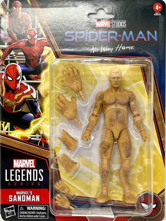 Marvel Legends Series Sandman, Spider-Man: No Way Home Collectible 6-Inch Action Figures, Ages 4 and Up