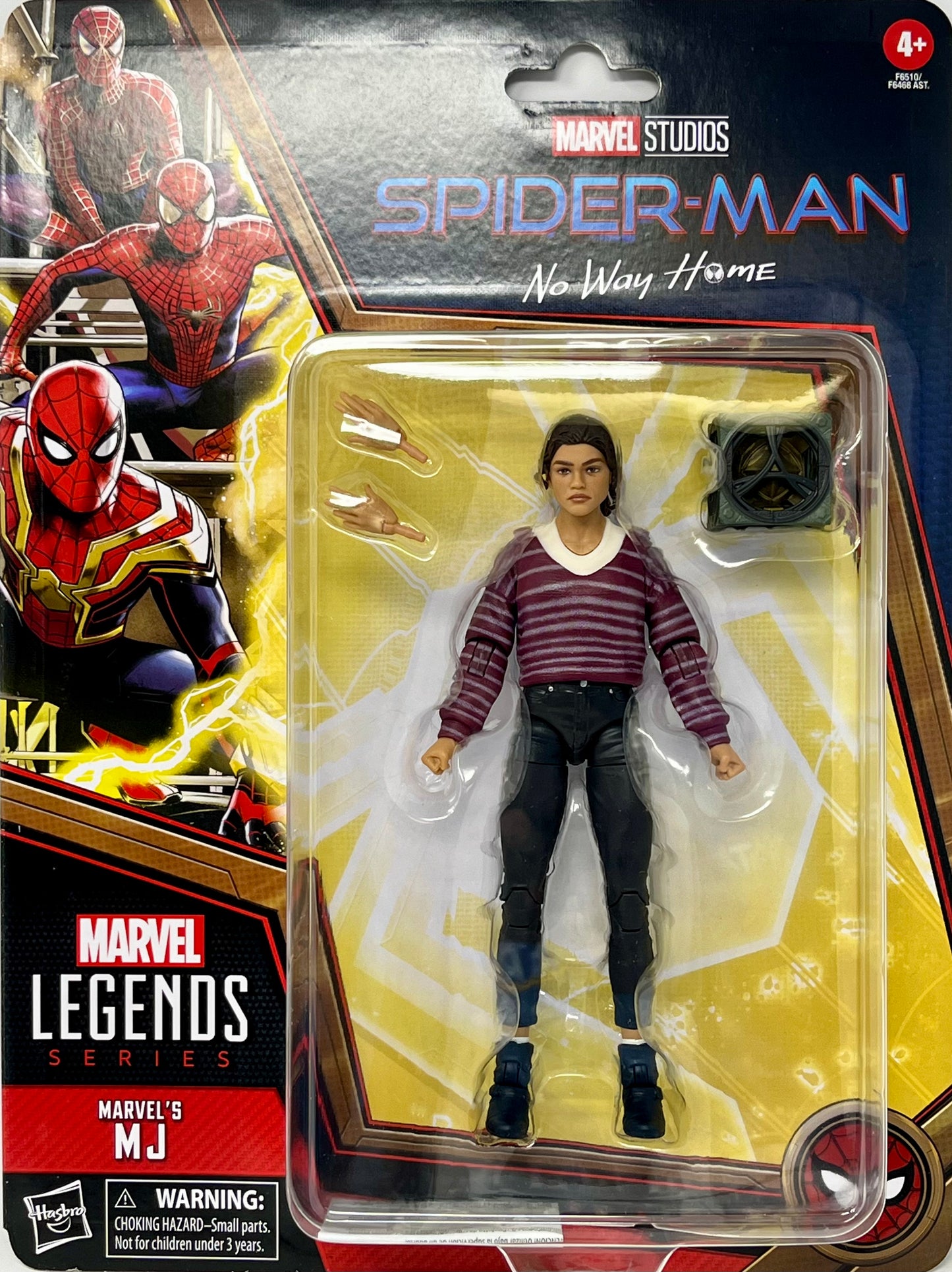 Marvel Legends Series MJ, Spider-Man: No Way Home Collectible 6-Inch Action Figures, Ages 4 and Up