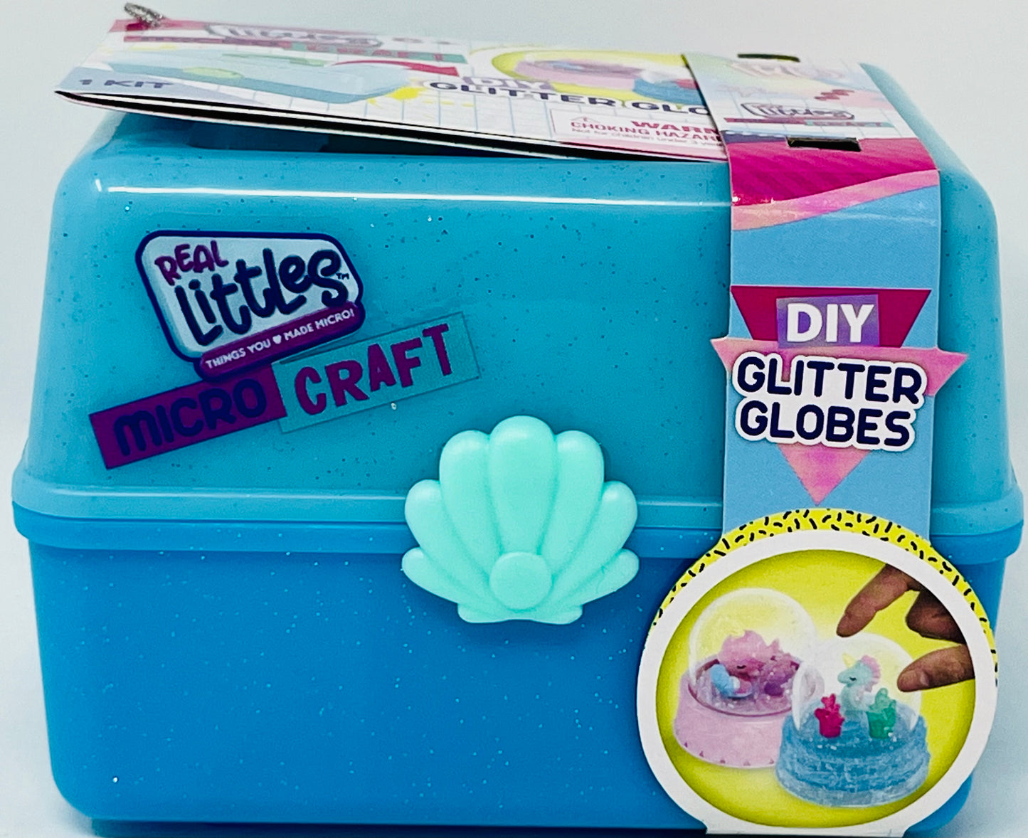 Real Littles DIY Glitter Globes with Micro Working Accessories Inside! Small 1 Pack