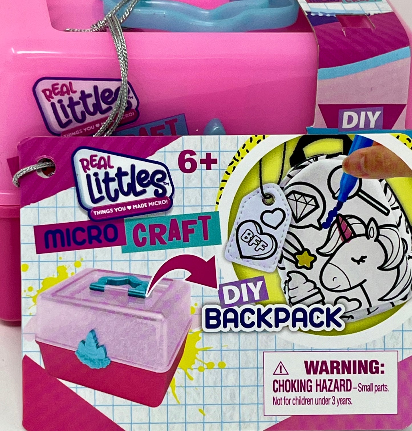 Real Littles DIY Backpack with Micro Working Accessories Inside! Small 1 Pack