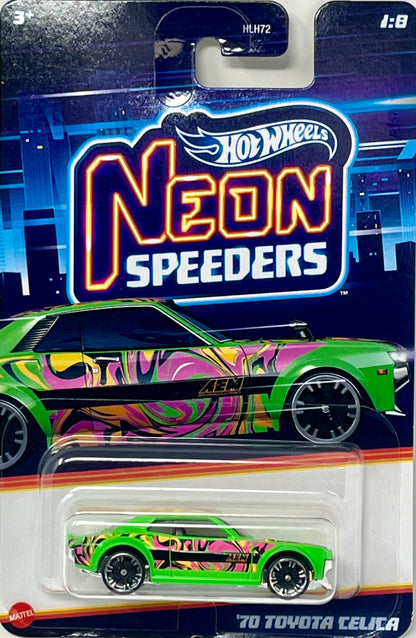 Hot Wheels '70 Toyota Celica Neon Speeders 1/8