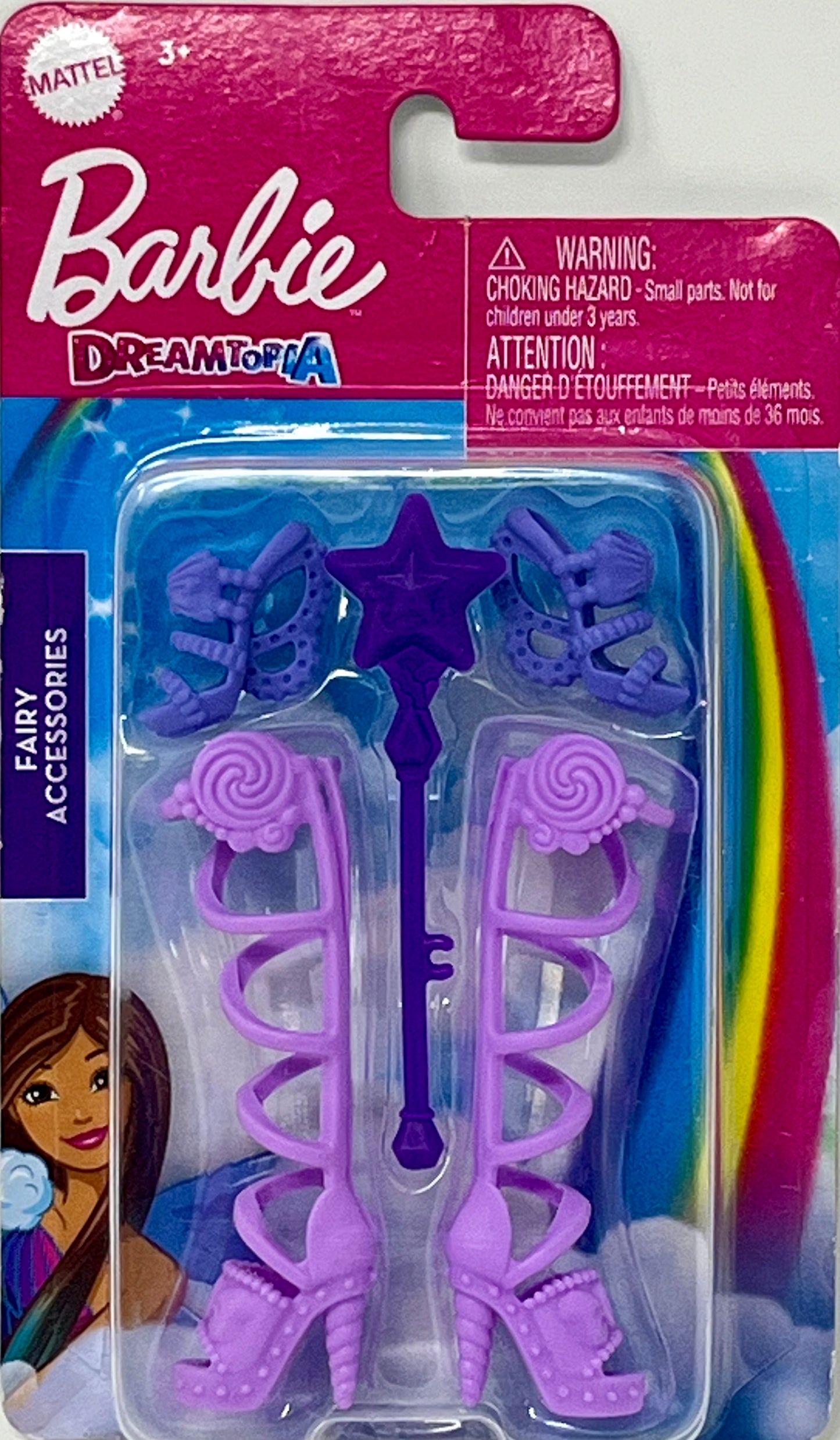 Barbie DREAMTOPIA Fairy Accessories (Shoes & Wand)