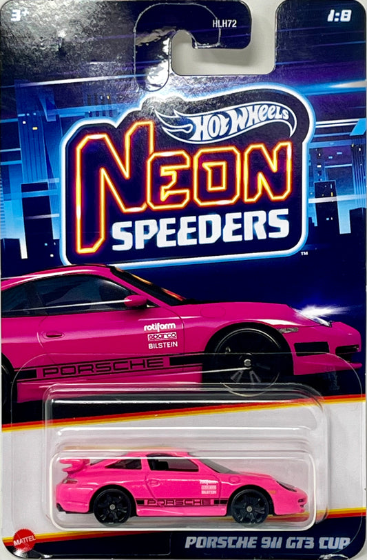 Hot Wheels Neon Speeders Porsche 911 GT3 CUP