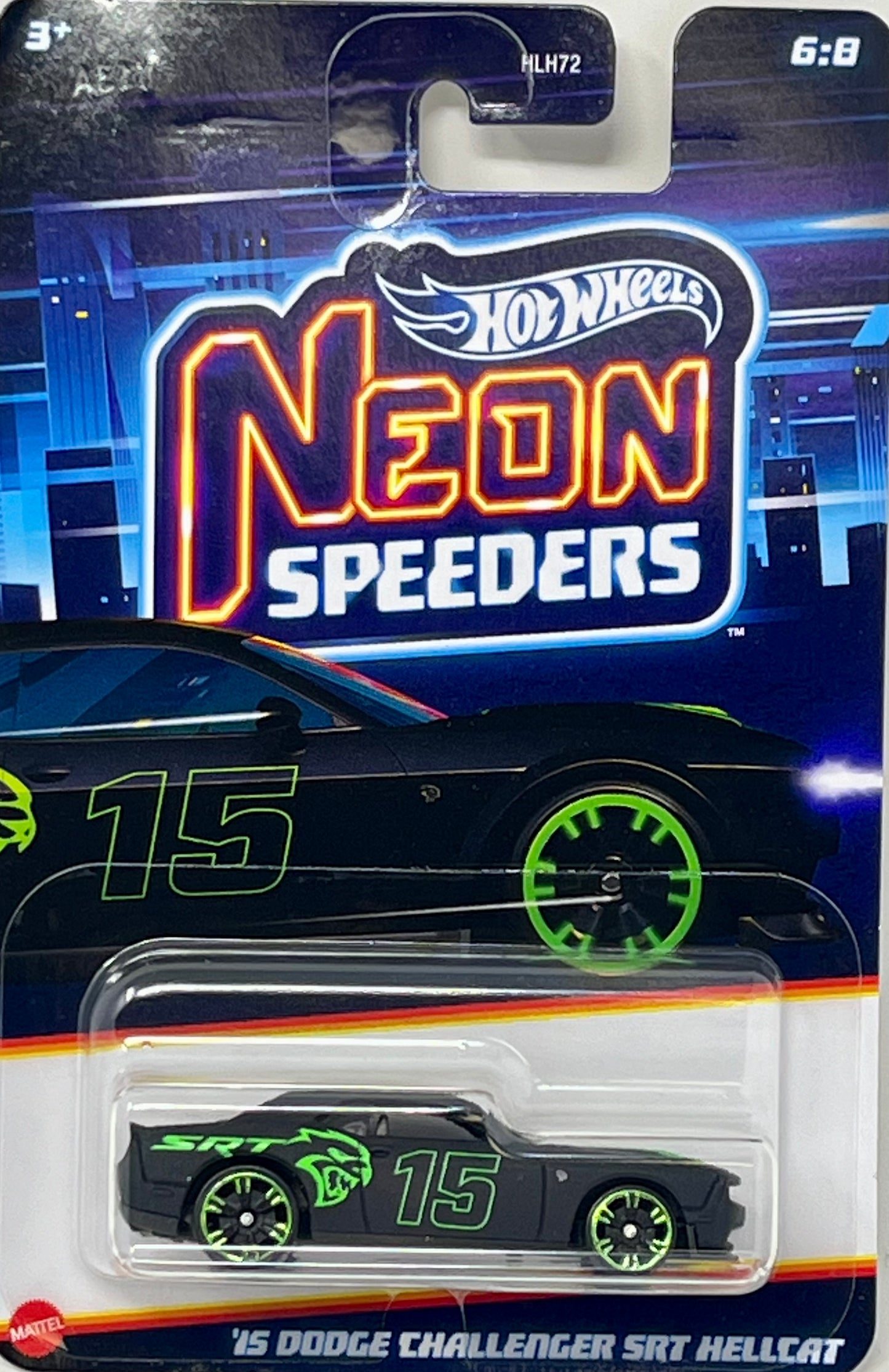 Hot Wheels Neon Speeders ‘15 Dodge Challenger SRT Hellcat