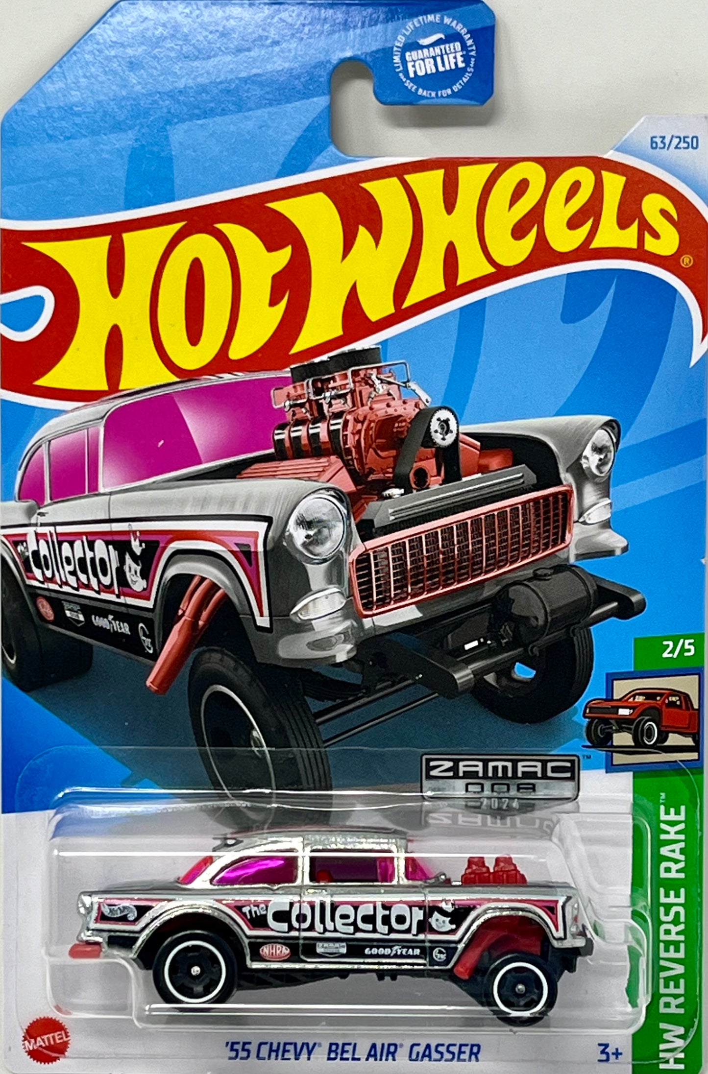 Hot Wheels '55 Chevy Bel Air Gasser Zamac