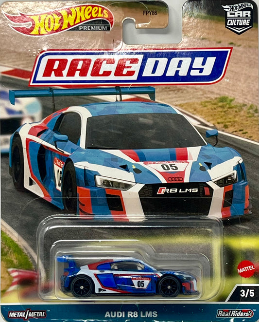 Hot Wheels Car Culture Race Day Audi R8 LMS 1/64 scale