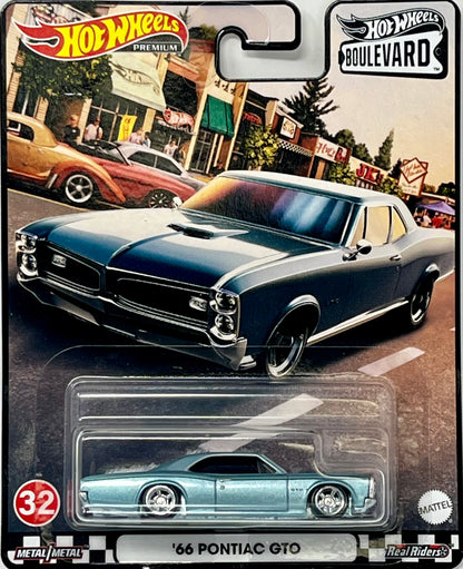 Hot Wheels Premium Boulevard #32 Custom '66 Pontiac GTO