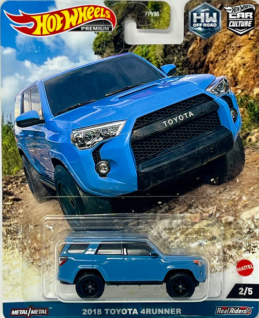 Hot Wheels Car Culture Off Road - 2018 Toyota 4Runner [3 Years Old and Up]