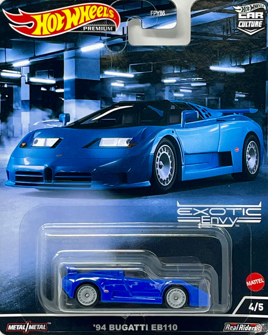 Hot Wheels Car Culture Circuit Legends 1994 Bugatti EB110 Blue