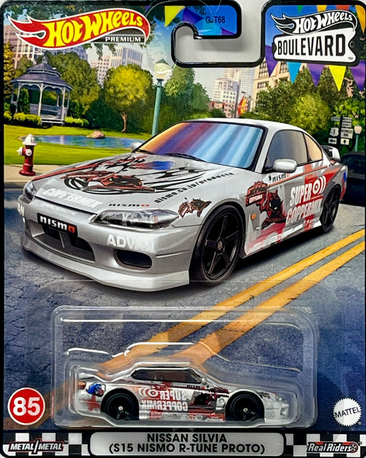 Hot Wheels Nissan Silvia, Boulevard Series [Silver]