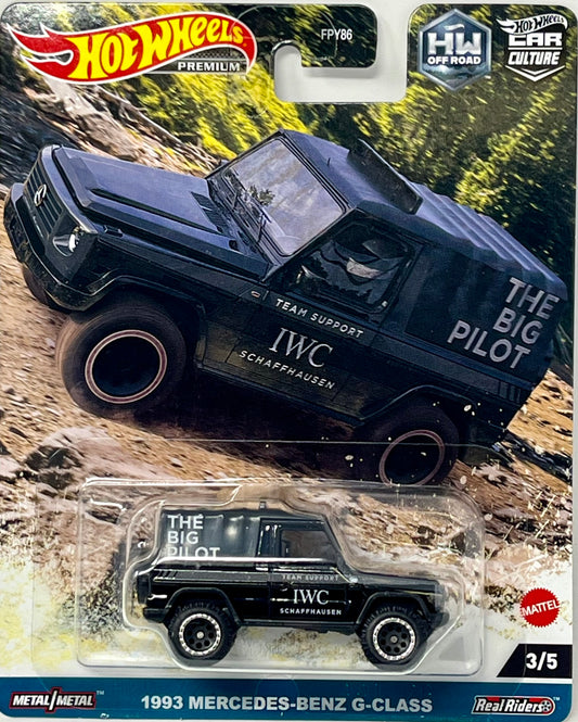 Hot Wheels Car Culture Off Road - 1993 Mercedes-Benz G-Class [3 Years Old and Up]