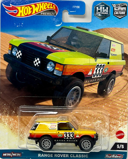 Hot Wheels Car Culture Off Road Range Rover Classic [3 Years Old and Up]