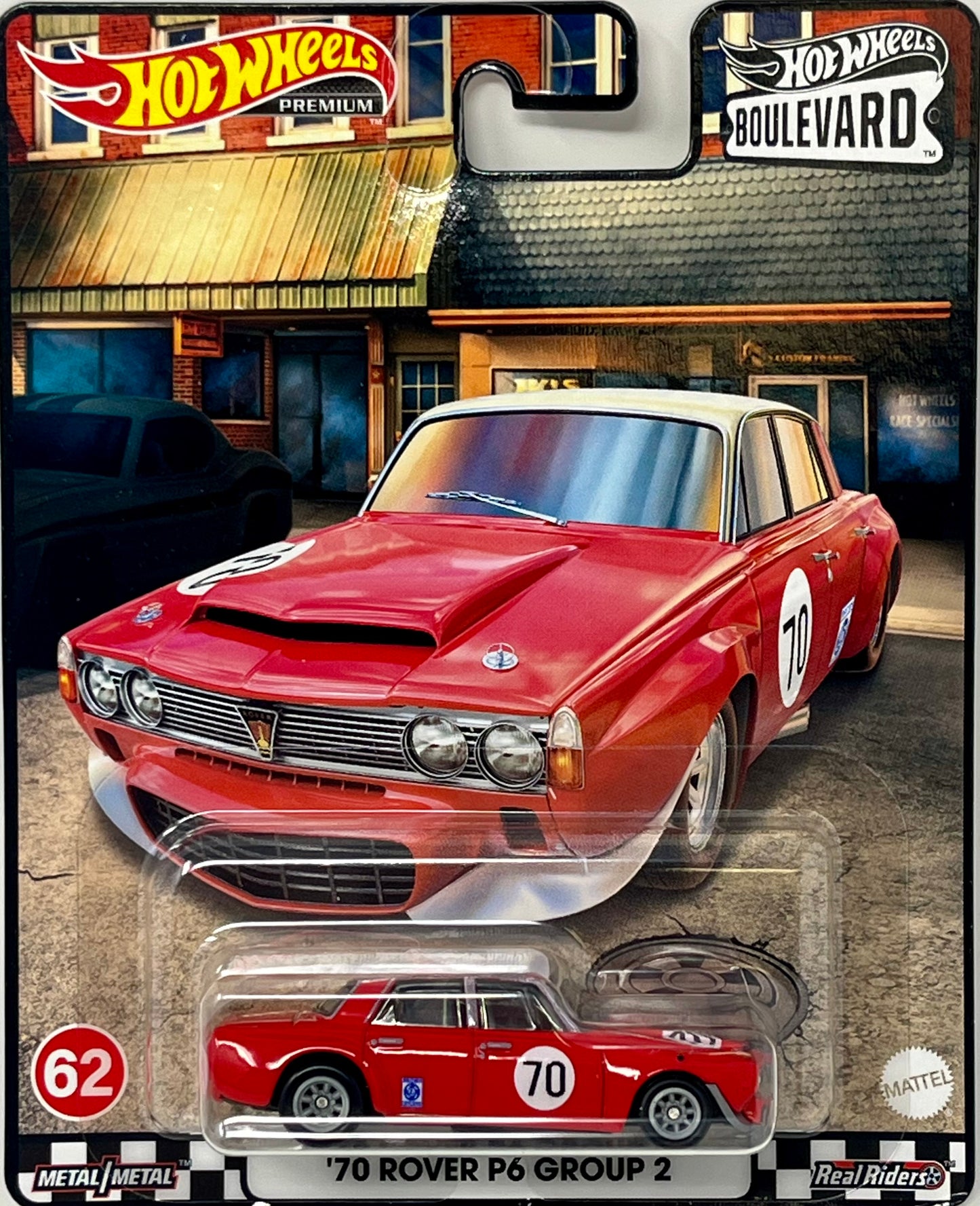 Hot Wheels Premium - Boulevard Series 62 - '70 Rover P6 Group 2