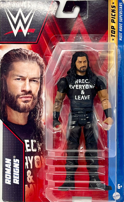 WWE Top Picks Roman Reigns Action Figures, 6-Inch Posable Collectible & Gift For Ages 6 Years Old & Up