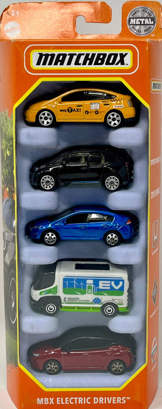 Matchbox "MBX Electric Drivers" 5 Pack