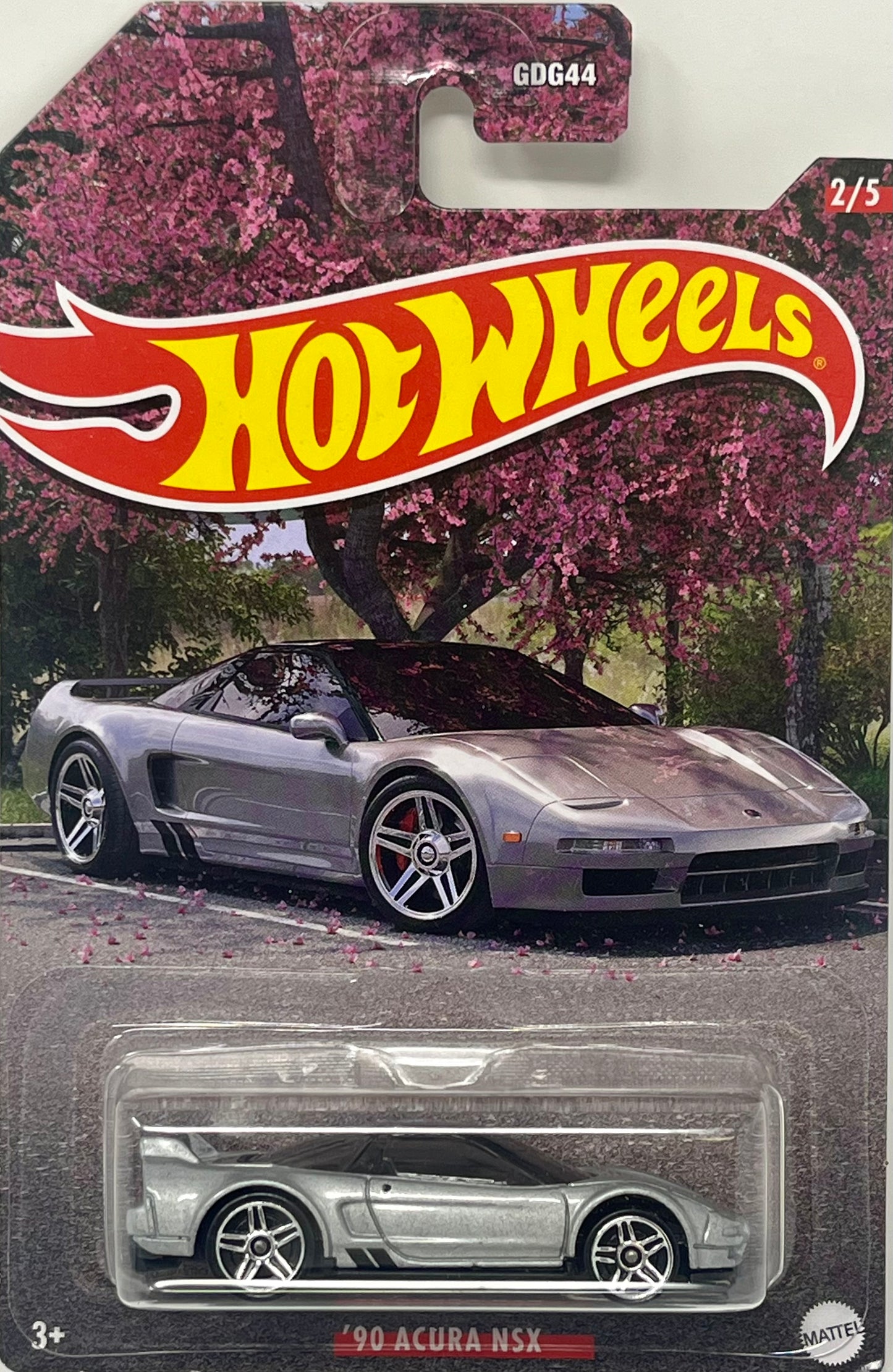 Hot Wheels '90 Acura NSX, Silver 2/5