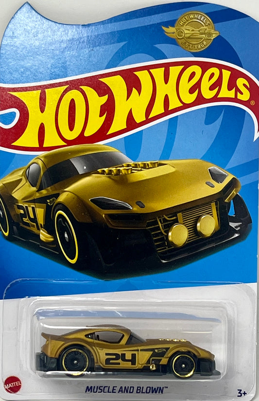 Hot Wheels Muscle And Blown Special Edition Gold #24