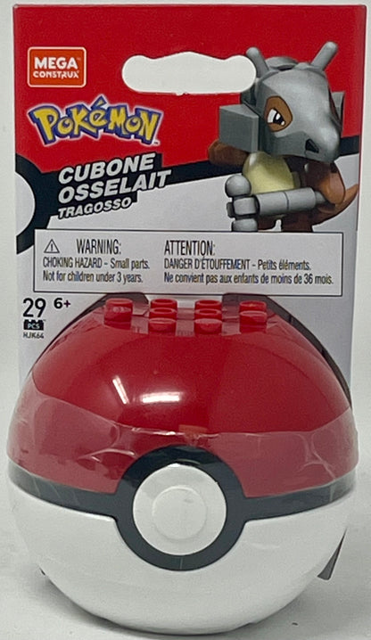 Mega Construx Pokemon Cubone Figure Pokeball 29 pieces