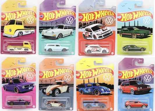 Hot Wheels 2022 Volkswagen VW Exclusive Complete Set of 8 Diecast Vehicles