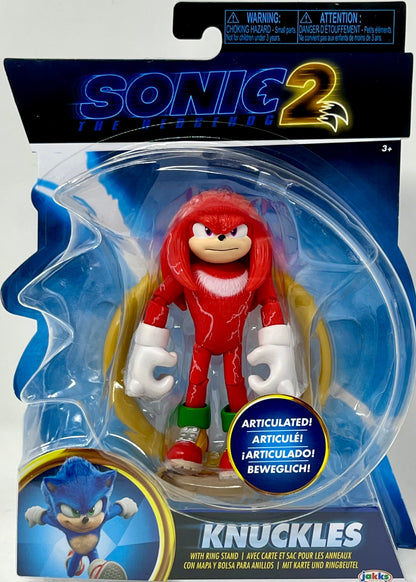 Sonic The Hedgehog Sonic the Hedgehog 2 The Movie 4'' Articulated Action Figure Collection Knuckles