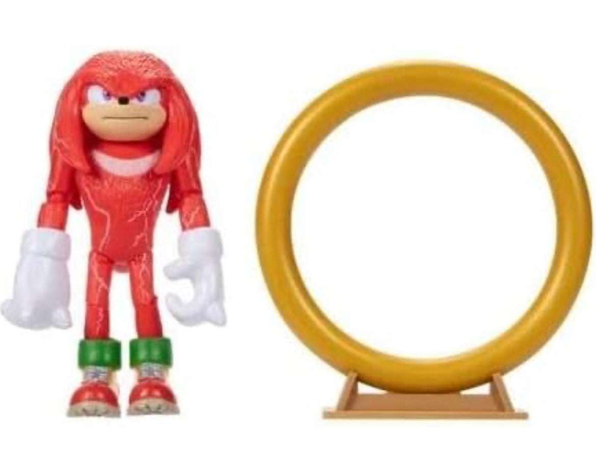 Sonic The Hedgehog Sonic the Hedgehog 2 The Movie 4'' Articulated Action Figure Collection Knuckles